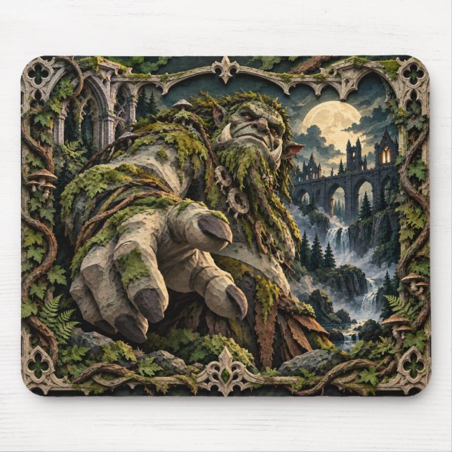 Troll, Paper Cut Monster Mousepad (Vorne)