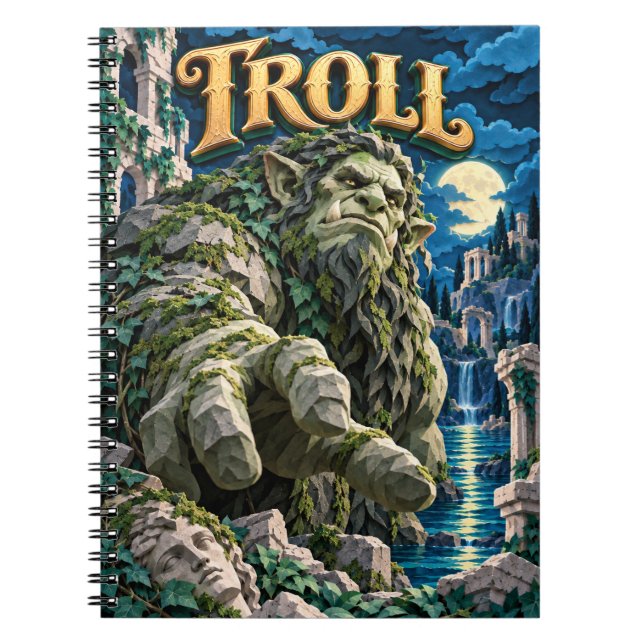 Troll, Paper Cut Monster Notizblock (Vorderseite)