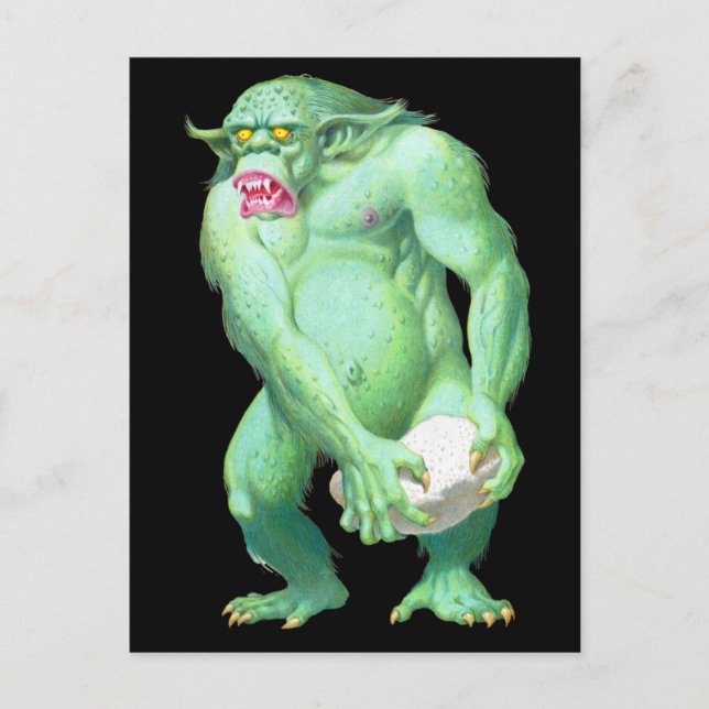 Troll-Postkarte Postkarte (Vorderseite)