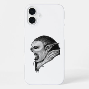 Troll Schwarz-Weiß-Design iPhone 16 Plus Hülle