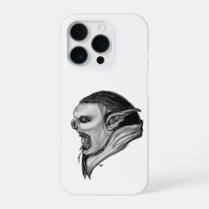 Troll Schwarz-Weiß-Design iPhone 16 Pro Hülle