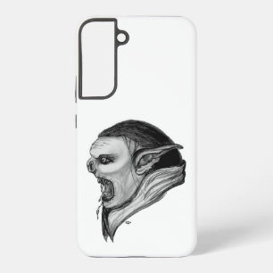 Troll Schwarz-Weiß-Design Samsung Galaxy Hülle
