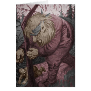 Troll zerreißt Baum