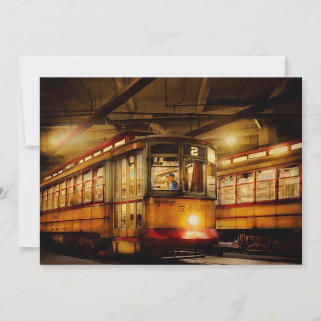 Trolley - Baltimore, MD - Sehen Sie Ihren Schritt, Einladung (Vorderseite)