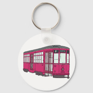 Trolleybus Straßenbahn Trolleycar Schlüsselanhänger