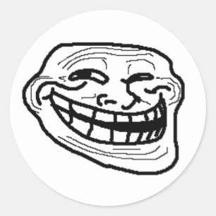 Trollface Wojak Aufkleber