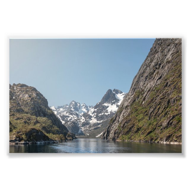 Trollfjord Lofoten Fotodruck (Vorne)