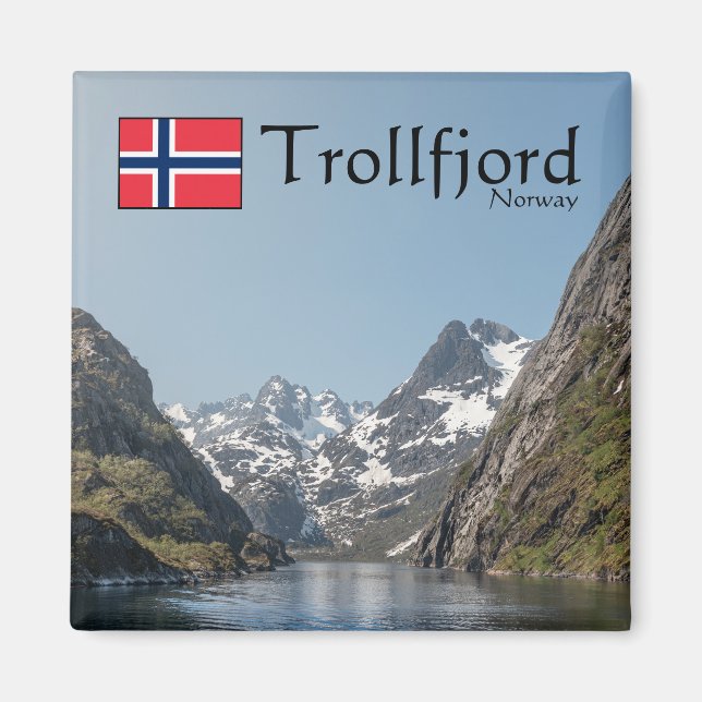 Trollfjord Lofoten Magnet (Vorne)