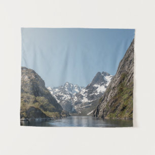 Trollfjord Lofoten Wandteppich