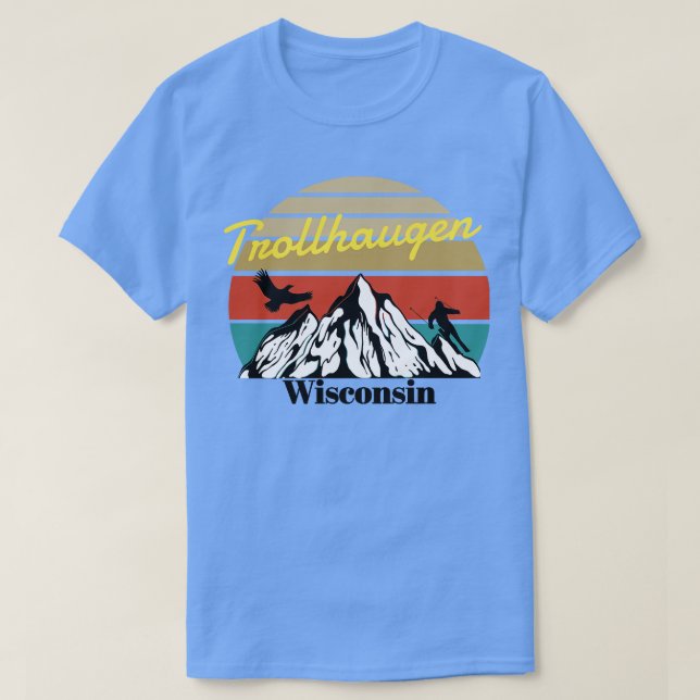 Trollhaugen ski Wisconsin T-Shirt (Design vorne)