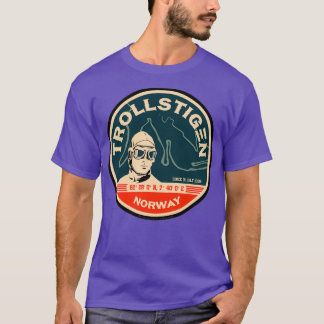 Trollstigen 1: Sticker für die Troll Road Norwegen T-Shirt