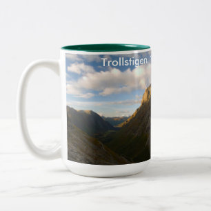 trollstigen, Norwegen Zweifarbige Tasse
