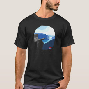 Trolltunga Troll Tongue Rock Wandern Norwegen Souv T-Shirt