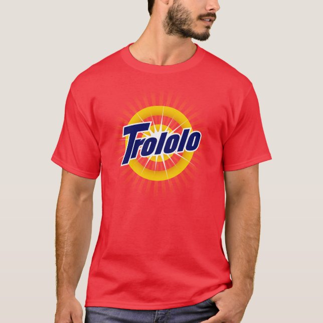 Trololo Rot-T-Shirt T-Shirt (Vorderseite)