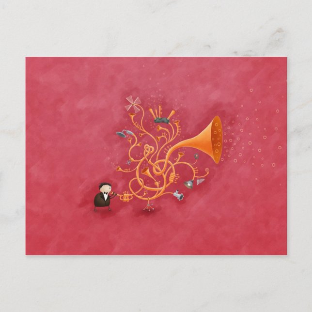 Trombombone Postkarte (Vorderseite)