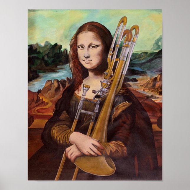 Trombona Lisa Poster (Vorne)
