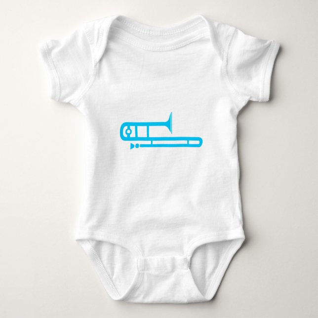 Trombone Baby Strampler (Vorderseite)