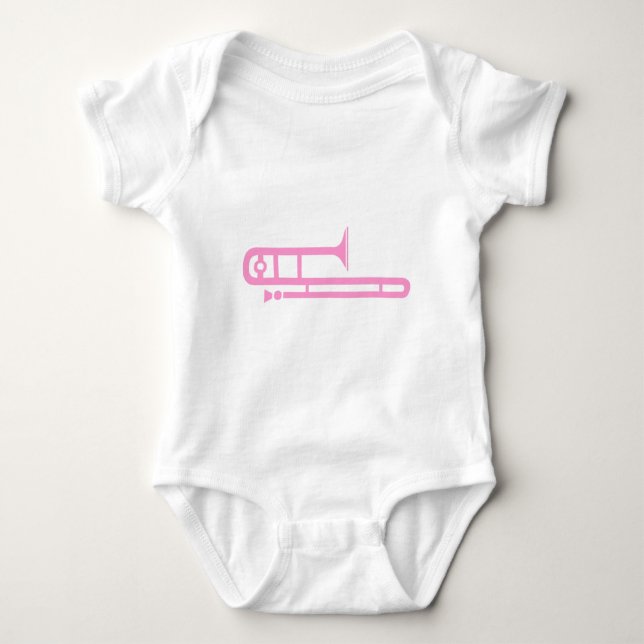 Trombone Baby Strampler (Vorderseite)