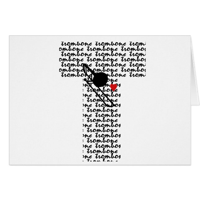 Trombone-Brief T (Vorderseite (Horizontal))