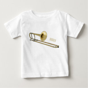 Trombone-Cartoon Baby T-shirt