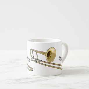 Trombone-Cartoon Espressotasse