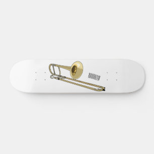 Trombone-Cartoon Skateboard