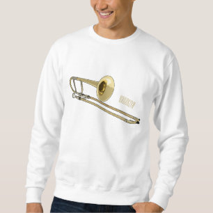 Trombone-Cartoon Sweatshirt
