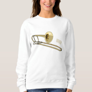 Trombone-Cartoon Sweatshirt
