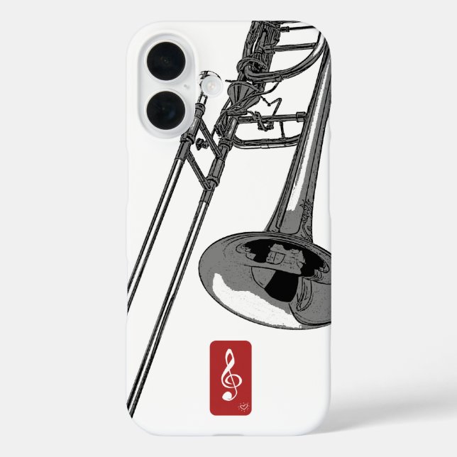 Trombone Case-Mate iPhone Hülle (Rückseite)