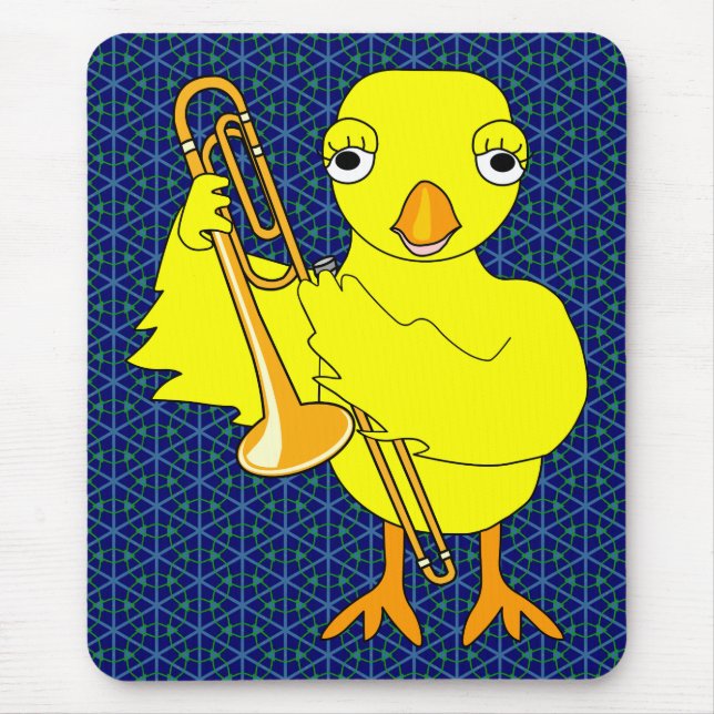 Trombone Chick Mousepad (Vorne)