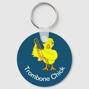 Trombone Chick Schlüsselanhänger