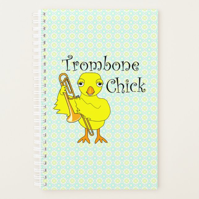 Trombone-Chick-Text Planer (Vorderseite)