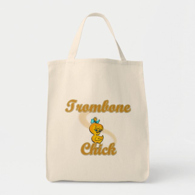 Trombone Chick Tragetasche (Vorne)