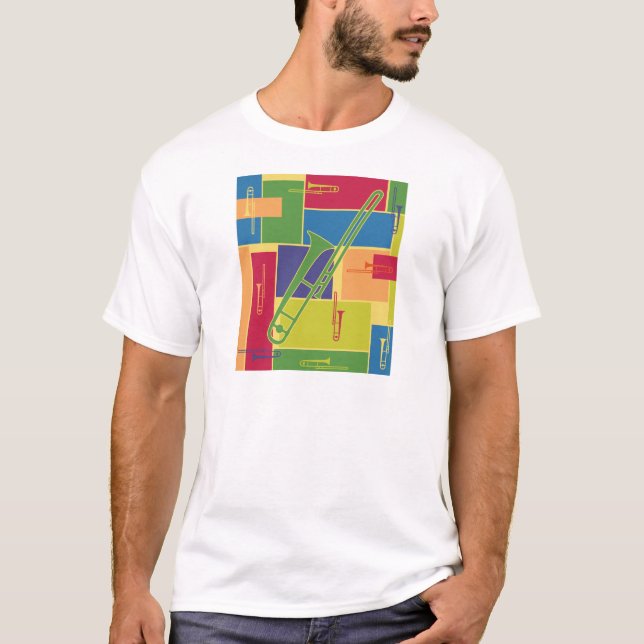 Trombone Colorblocks T-Shirt (Vorderseite)