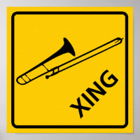 Trombone Crossway-Zeichen