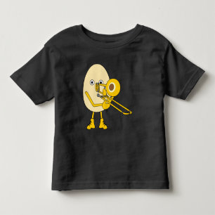 Trombone Egghead Kleinkind T-shirt