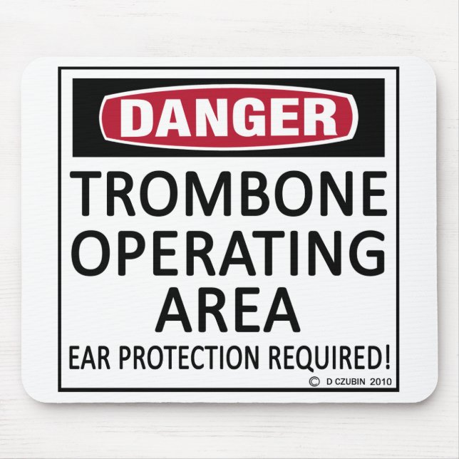 Trombone-Einsatzgebiet Mousepad (Vorne)