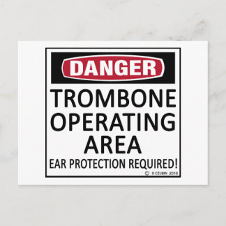 Trombone-Einsatzgebiet Postkarte