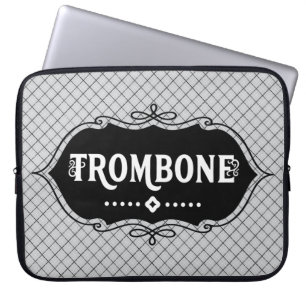 Trombone-Emblem Laptopschutzhülle