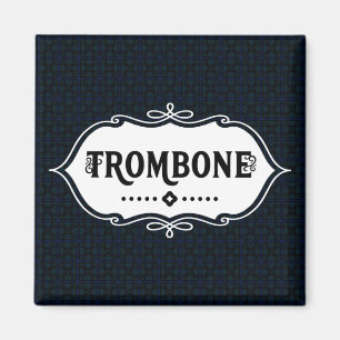 Trombone-Emblem Magnet