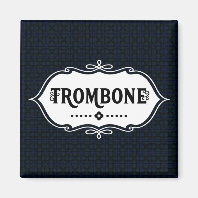 Trombone-Emblem Magnet (Vorne)