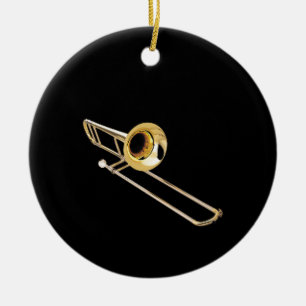 "Trombone" Entwurfsgeschenke und -produkte Keramikornament