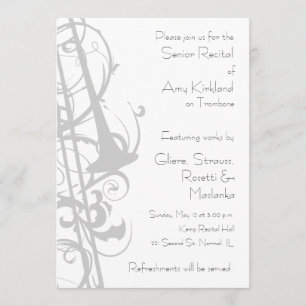 Trombone-Erwägung Einladung