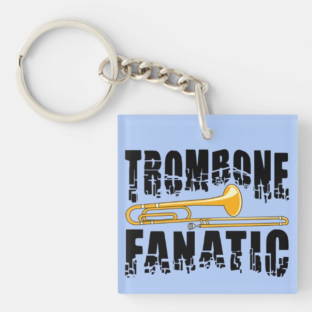 Trombone Fanatic Schlüsselanhänger (Vorderseite)