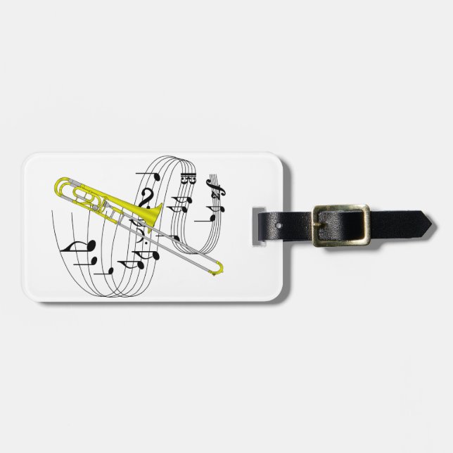Trombone Gepäckanhänger (Vorderseite horizontal)