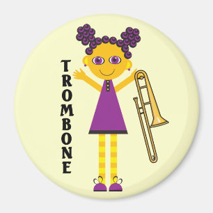 Trombone Girl Magnet
