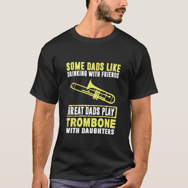 Trombone - Große Väter - Knochen mit Toghs Fath T-Shirt (Vorderseite)