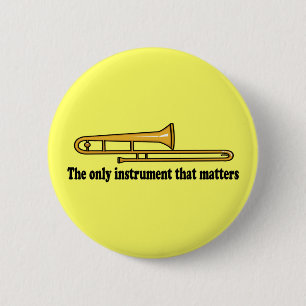 Trombone-Haltung Button