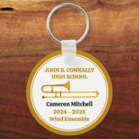 Trombone High School Band Gold Personalisiert