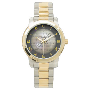 Trombone ~ Hintergrund "The Musical Planet" * ~ Armbanduhr